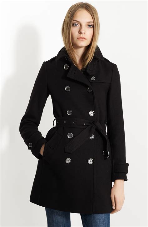 burberry balmoral wool|Burberry Wool Coats for Women .